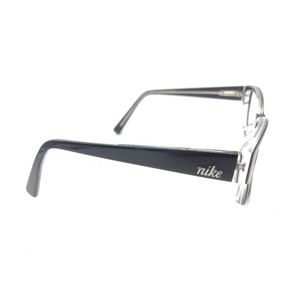 Nike 5527 001 Black Clear Eyeglasses Frames 49-15 130 Designer Kids Children - Picture 4 of 12